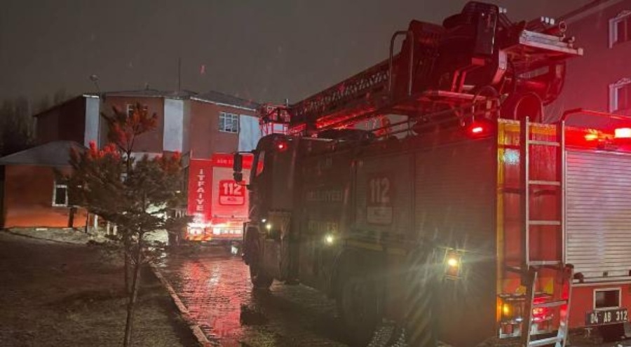 Ağrı'da kadın sığınma evinde yangın