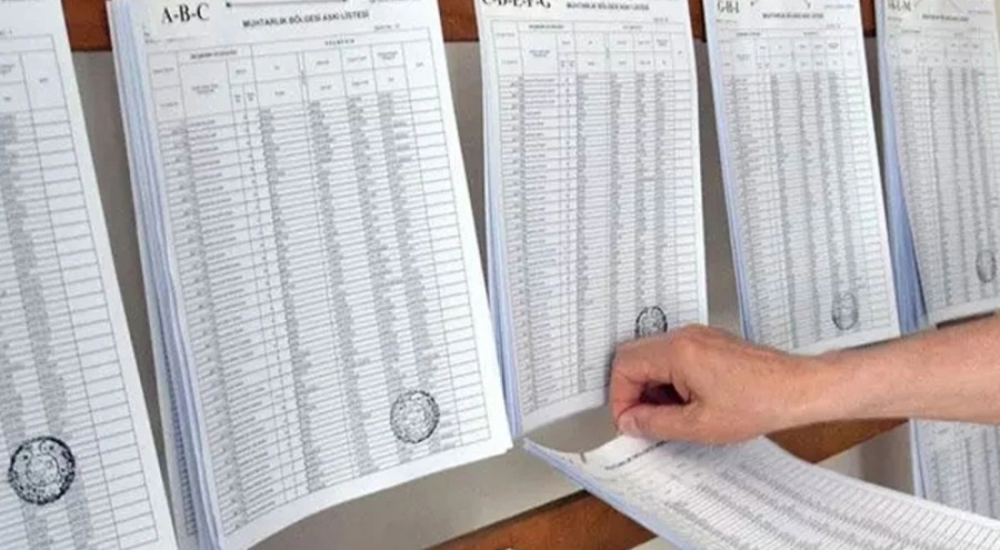 Seçmen listeleri Türkiye genelinde askıya çıktı