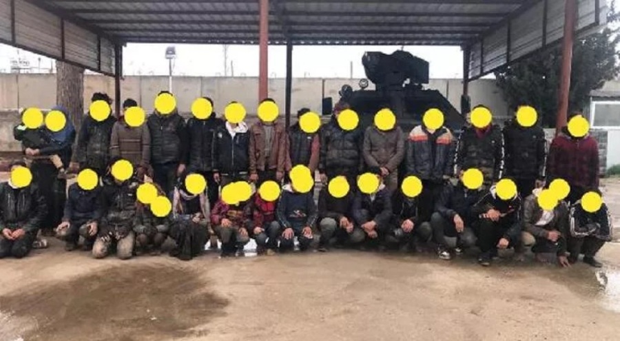 30 kaçak göçmen yakalandı