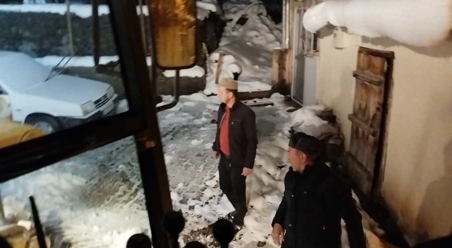 Sivas'ta ulaşıma kar engeli