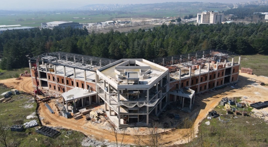 Bursa Uludağ Üniversitesi'nde inşaatlar devam ediyor