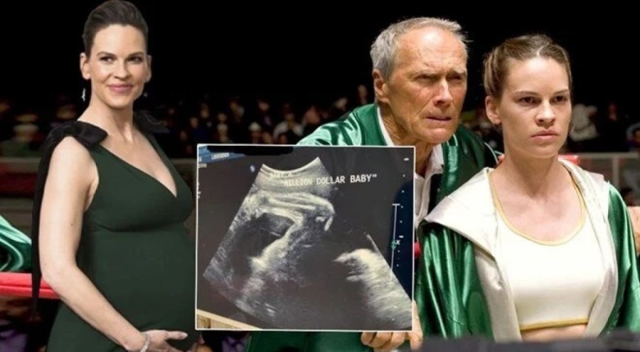 Hilary Swank ikiz bebeklerinin ultrason fotoğrafıyla gündem oldu