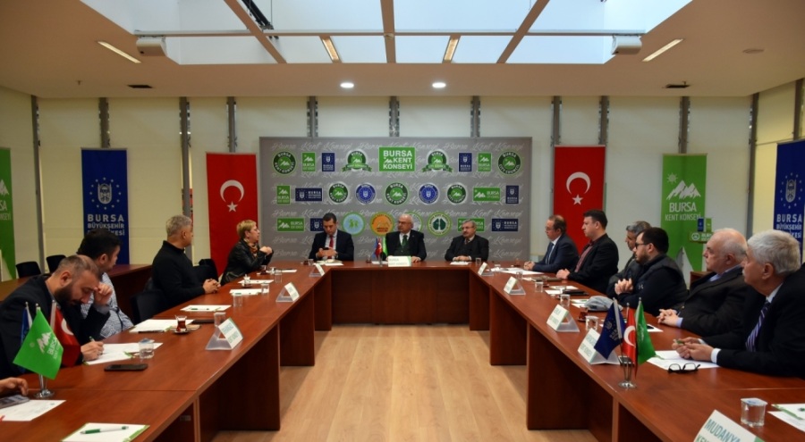 Bursa Kent Konseyi ilçe kent konseyleriyle toplandı