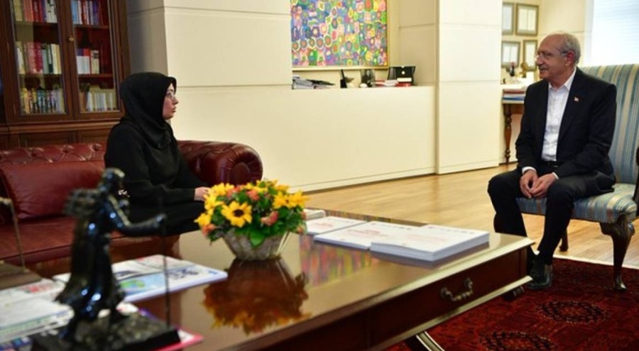 Sinan Ateş'in eşi Ayşe Ateş'ten Kılıçdaroğlu'na ziyaret