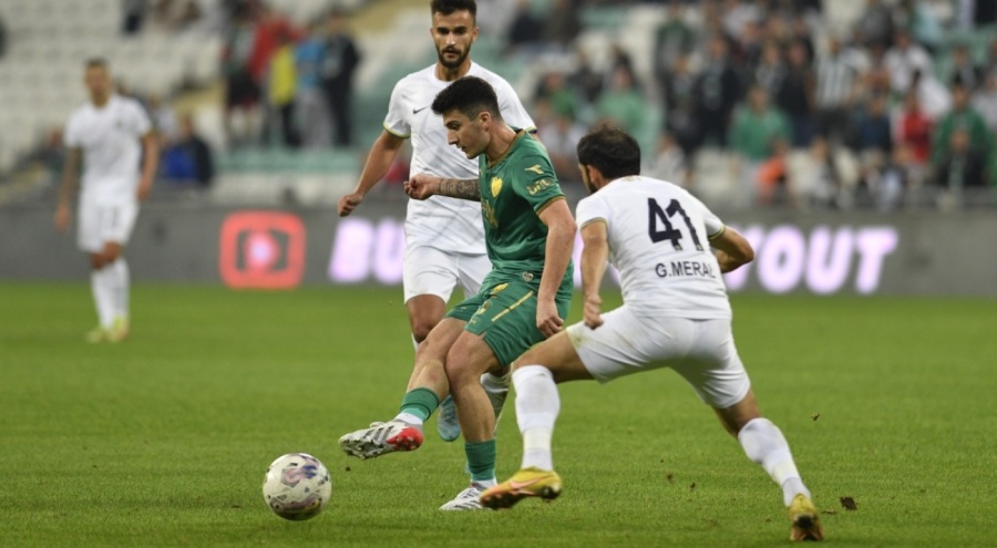 Bursaspor'dan deplasmanda beraberlik!