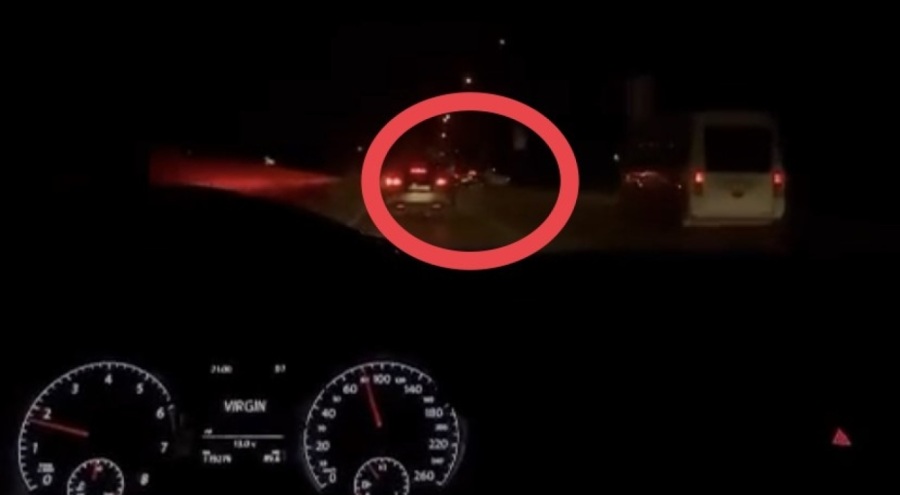 Bursa'da manzarayı çekmek isterken kazaya şahit oldu