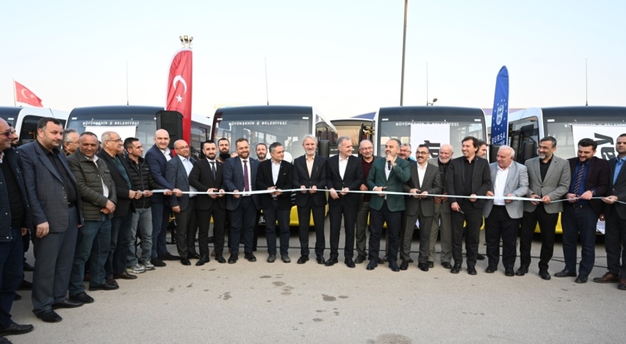 Bursa'nın ulaşım ağına 56 yeni otobüs eklendi