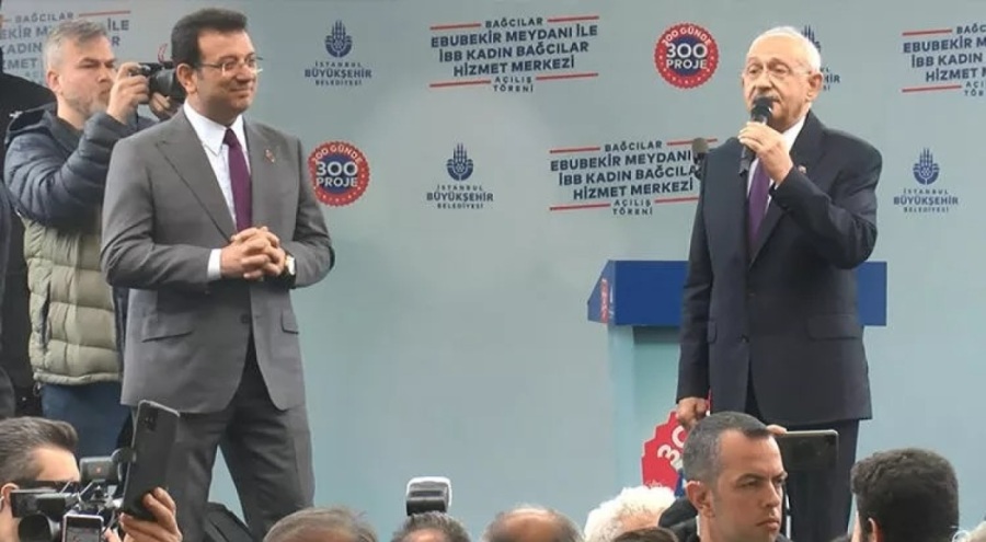 Kılıçdaroğlu ve İmamoğlu Bağcılar'da açılışta buluştu