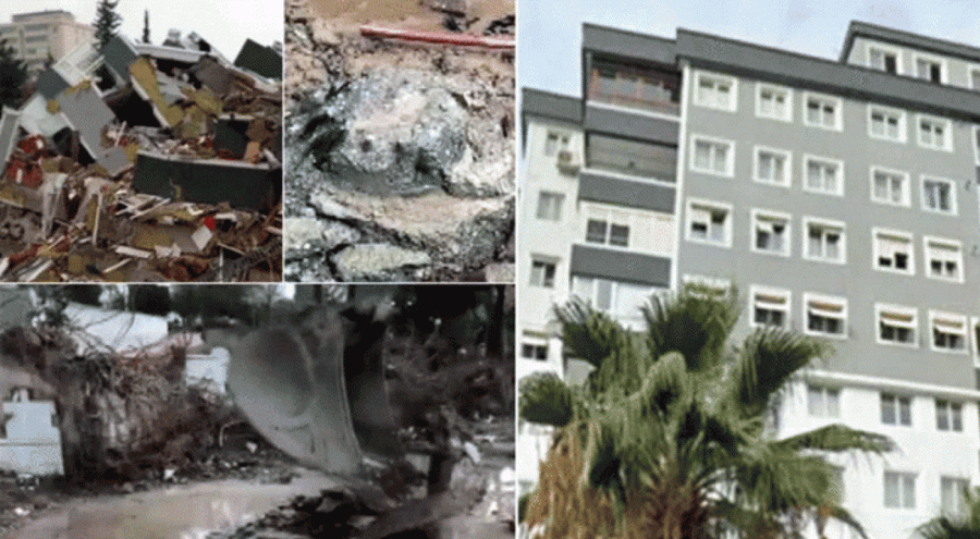 36 kişinin öldüğü apartmanda  kolon kesilmiş