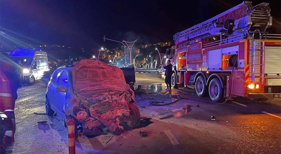 Tunceli'de kaza! 5 kişi yaralandı