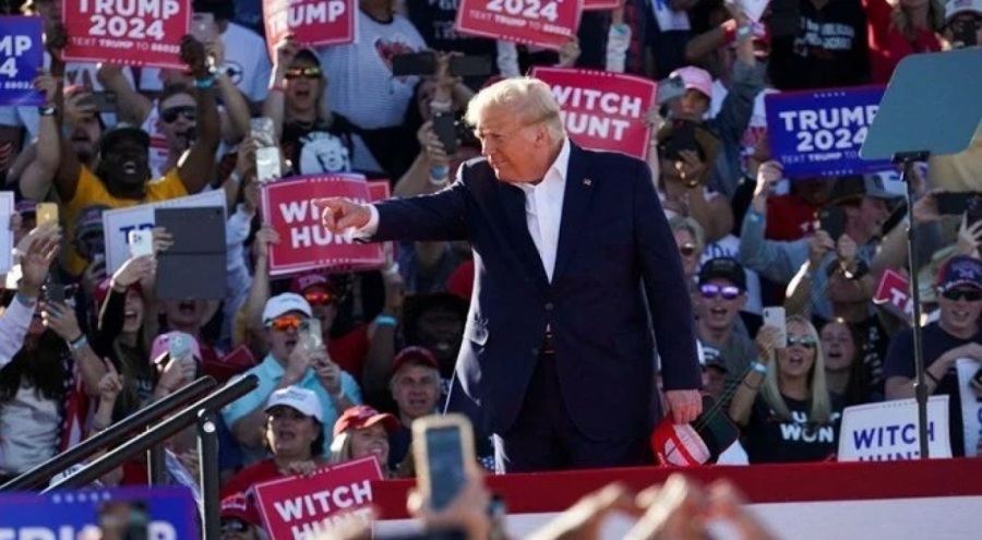 Trump'tan seçim öncesi ilk kampanya mitingi