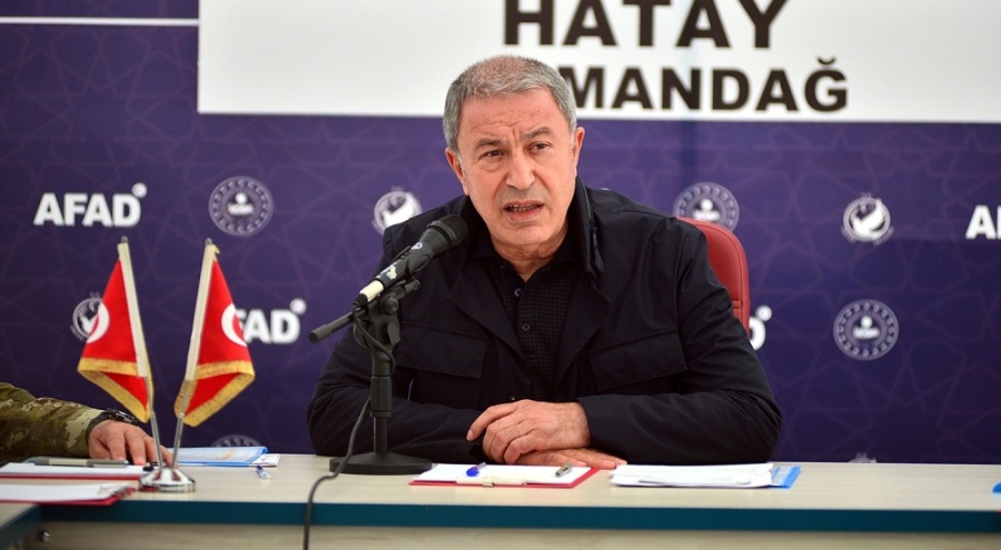 Bakan Akar: Samandağ'da 300'den fazla enkaz kaldırıldı