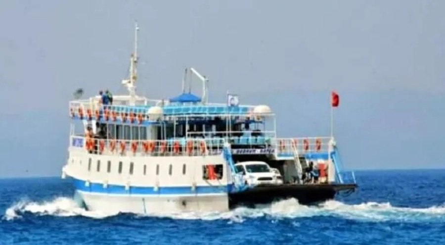 Bodrum'da feribot seferlerine fırtına nedeniyle iptal