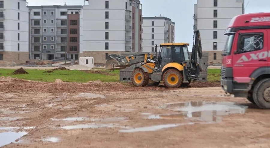 Adana'da kalıcı konutların temeli atıldı