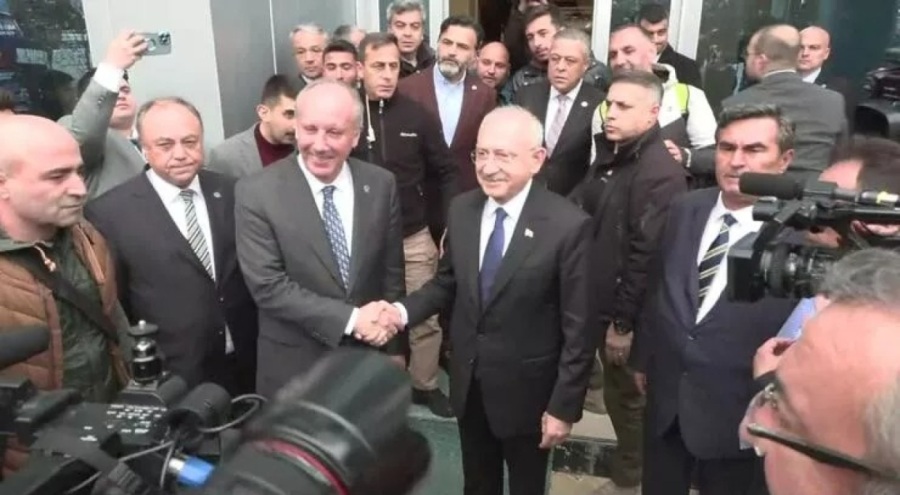 Kılıçdaroğlu ve Muharrem İnce görüşmesi başladı