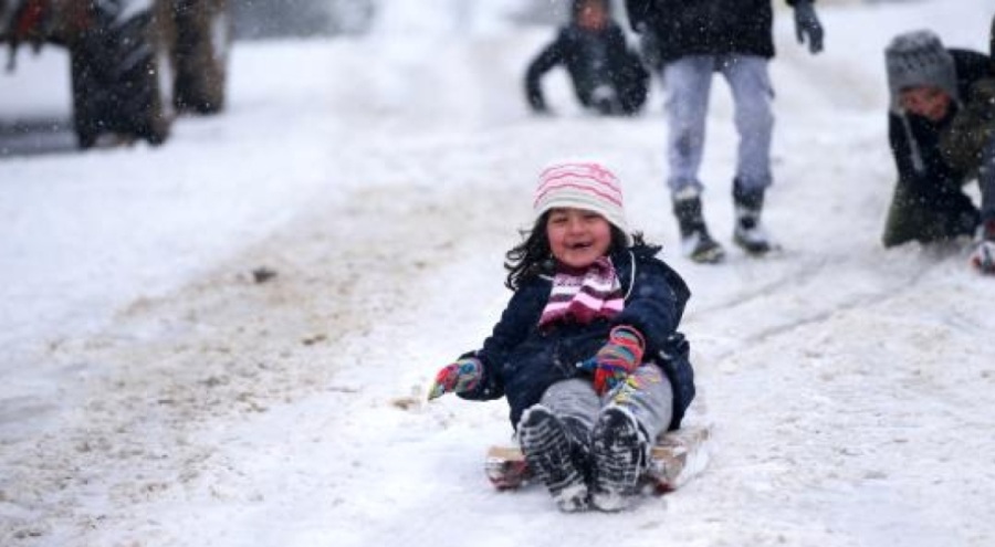 Yozgat'ta eğitime kar arası