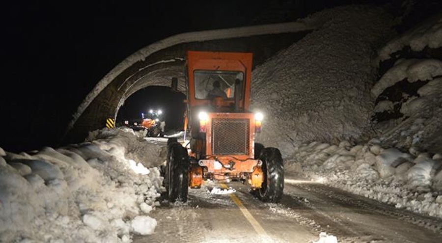 Tunceli-Erzincan kara yolu  trafiğe kapatıldı