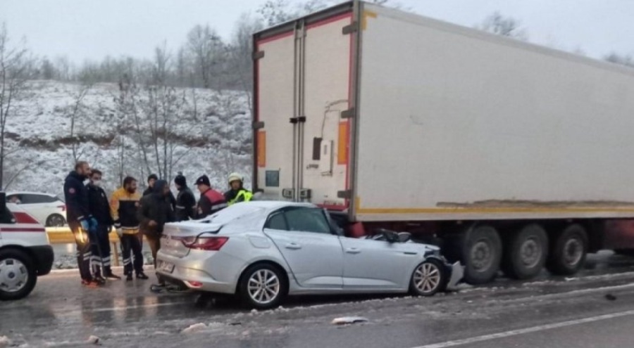 Samsun'da zincirleme kaza