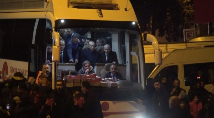 Cumhurbaşkanı Erdoğan, Kilis'ten ayrıldı