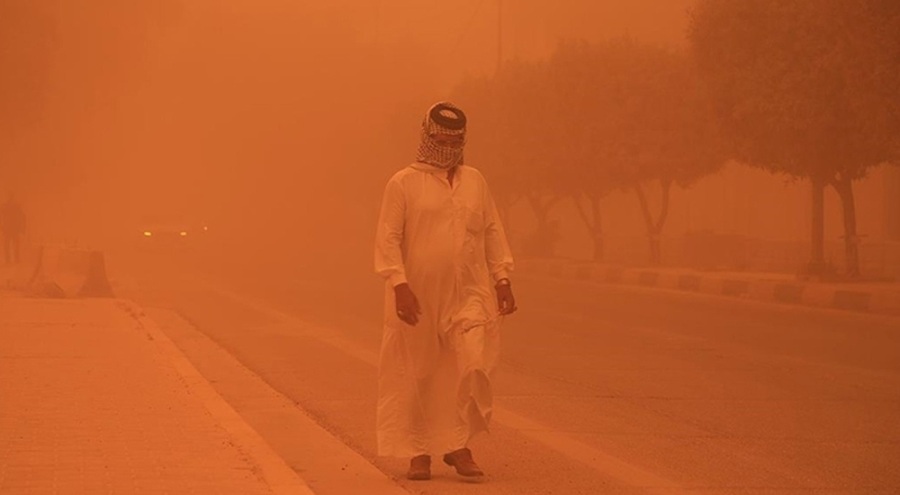 Irak'ı vuran kum fırtınası 500'den fazla kişiyi, hastanelik etti