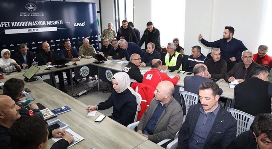 Bakan Soylu, Malatya'da değerlendirme toplantısına katıldı