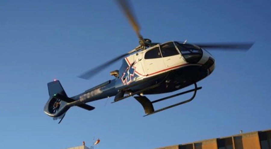 ABD'de ambulans helikopter düştü
