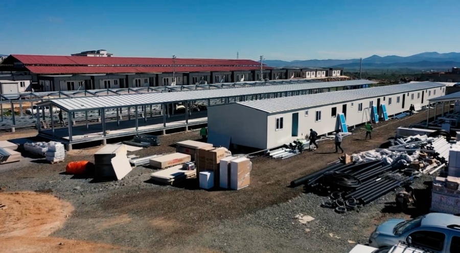 Bursa'dan İslahiye'ye prefabrik Osmangazi Mahallesi