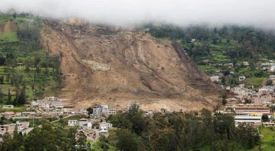 Ekvador'da toprak kayması sonucu ölenlerin sayısı 28'e yükseldi