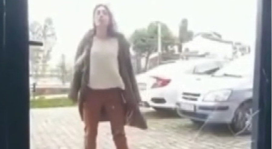 Dernek binasının camlarını kıran kadın gözaltına alındı