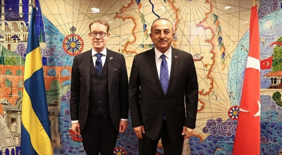 Çavuşoğlu, İsveçli mevkidaşı  ile görüştü