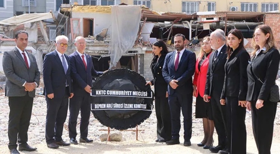 KKTC komitesi, Isias Otel enkazı soruşturmasına ilişkin bilgi topladı