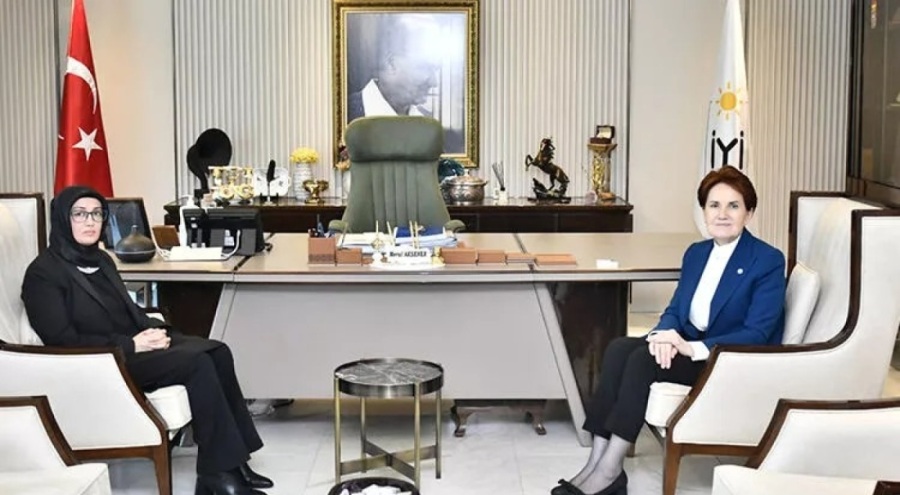 Meral Akşener, Sinan Ateş'in eşi ile görüştü