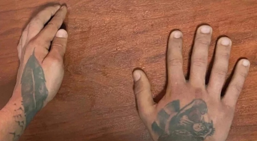 Hırsız, elindeki dövme sayesinde yakalandı!