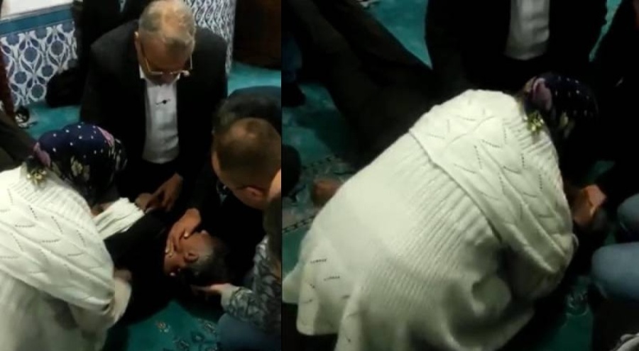 Namazda kalp krizi geçiren kişiye ilk müdahaleyi Belediye Başkanı Çerçi yaptı