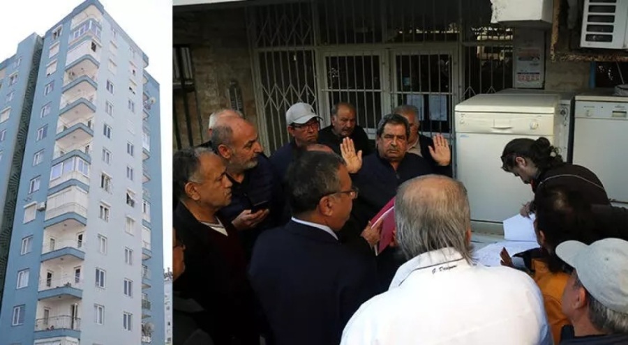600 daireli sitede bina çürük çıkacak diye numune aldırmadılar!