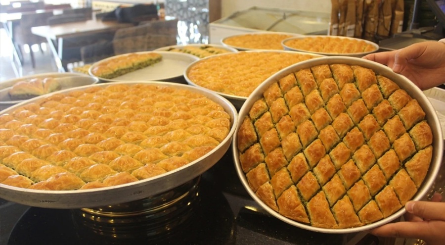 Baklavacıların Ramazan yoğunluğu başladı