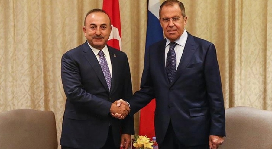 Çavuşoğlu, Lavrov ile bir araya geldi