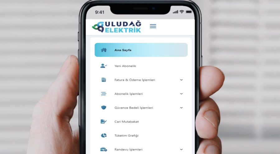 Uludağ Elektrik Online İşlem Merkezi'yle, tüm işlemler çok kolay