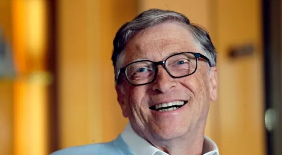 Bill Gates'in torunuyla ilk karesi