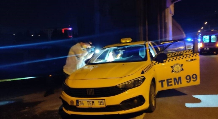 Ticari takside ceset bulundu