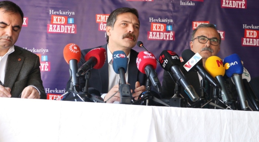 Emek ve Özgürlük İttifakı'nda 5 partiden ortak liste