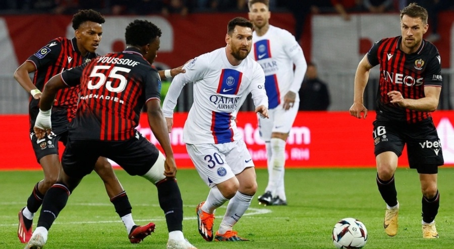 PSG'ye Nice deplasmanında 3 puan Messi'den
