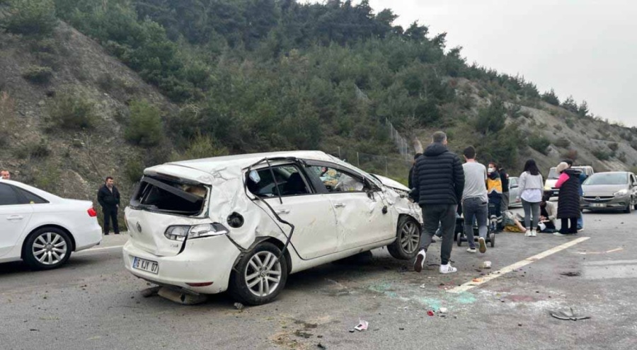 Bursa'da ucuz atlatılan kaza: Çok sayıda yaralı