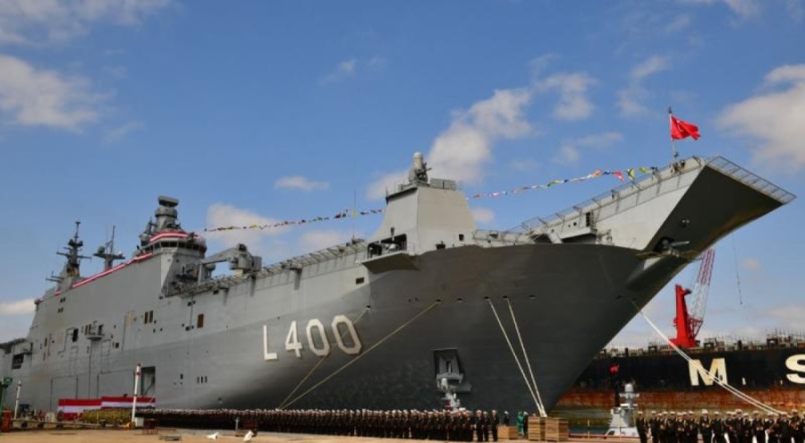 MSB "TCG Anadolu"nun fotoğraflarını paylaştı