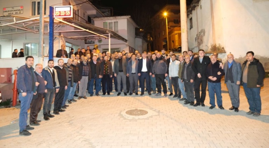 Bursa Orhaneli Belediye Başkanı'ndan ramazanda köy ziyaretleri