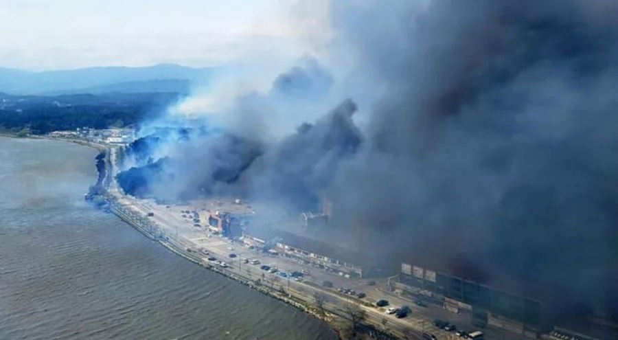 Güney Kore'de orman yangını! 300 kişi tahliye edildi