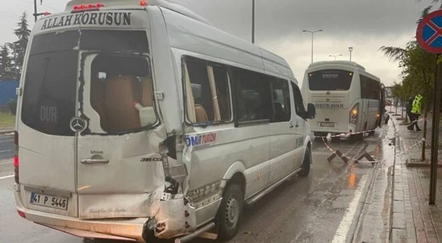 Kocaeli'de zincirleme kaza: 6 kişi yaralandı