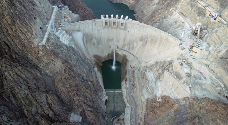 Yusufeli Barajı'nda su seviyesi 106 metreyi geçti
