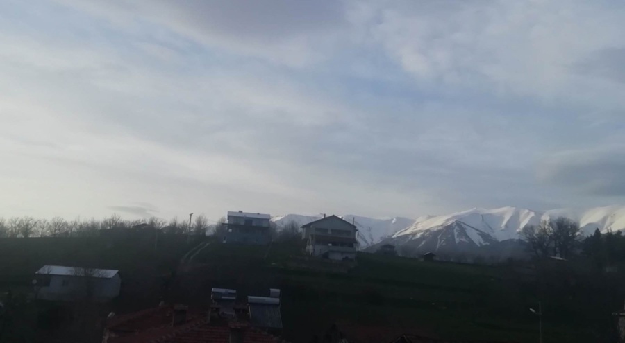 Bursa Uludağ'a nisan karı yağdı