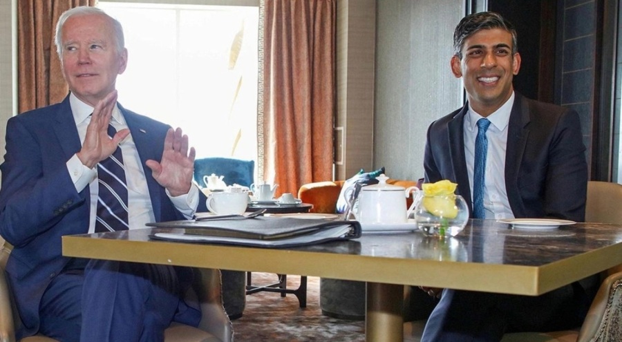 İngiltere Başbakanı, Biden'la Kuzey İrlanda'daki ekonomik fırsatları görüştü